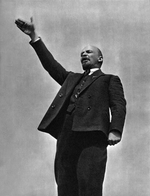 Unbekannter Fotograf - Wladimir Lenin bei der Einweihung des Stepan-Rasin-Denkmals