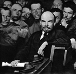 Unbekannter Fotograf - Wladimir Lenin auf der X. Allrussischen Parteikonferenz. Mai 1921