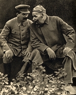 Unbekannter Fotograf - Josef Stalin und Maxim Gorki