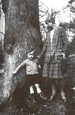 Gronski, Nikolai Pawlowitsch - Marina Zwetajewa mit dem Sohn