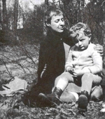 Gronski, Nikolai Pawlowitsch - Marina Zwetajewa mit dem Sohn