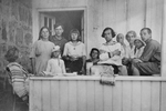 Unbekannter Fotograf - Elena Woloschina, Vera Efron, Marina Zwetajewa, Jelisaweta Efron, Wladimir Sokolow, Maria Kudaschewa, Michail Feldstein, Leonid