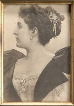 Unbekannter Fotograf - Porträt von Prinzessin Anastasia Nikolajewna von Montenegro (1867-1935)