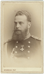 Bergamasco, Charles (Karl) - Porträt von Großfürst Alexei Alexandrowitsch von Russland (1850-1908)