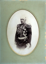 Unbekannter Fotograf - Porträt von Baron Nikolai Iwanowitsch Möller-Sakomelski (1813-1887)