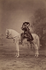 Victor Angerer Fotografie - Hans Makart zu Pferde