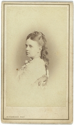 Bergamasco, Charles (Karl) - Porträt der Großfürstin Marija Alexandrowna von Russland (1853-1920), Herzogin von Sachsen-Coburg und Gotha