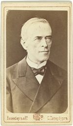 Fotoatelier Wesenberg - Porträt von Nikolai Christianowitsch Bunge (1823-1895)