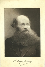 Unbekannter Fotograf - Porträt von Fürst Pjotr Alexejewitsch Kropotkin (1842-1921)
