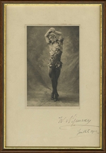Unbekannter Fotograf - Vaslav Nijinsky im Ballett Le Spectre de la Rose (Der Geist der Rose)