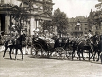 Unbekannter Fotograf - Zar Nikolaus II., Wilhelm II. und Herzog von Cumberland in Berlin am 24. Mai 1913