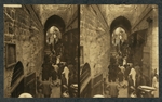Unbekannter Fotograf - Via Dolorosa, Jerusalem. Pilger auf dem Kreuzweg (Stereoskopie)