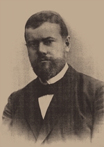 Unbekannter Fotograf - Porträt von Max Weber (1864–1920)