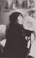 Unbekannter Fotograf - Porträt von Dichterin Anna Achmatowa (1889-1966)
