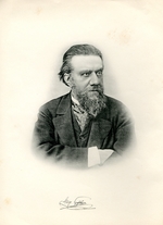 Unbekannter Fotograf - Porträt von Astronom Hugo Gyldén (1841-1896)