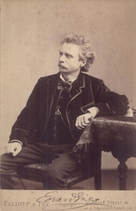 Fotoatelier Elliott & Fry, London - Porträt von Edvard Grieg (1843-1907)