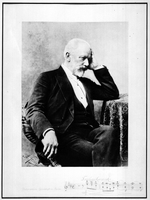 Fotoatelier A. Federski - Porträt von Komponist Pjotr Iljitsch Tschaikowski (1840-1893)