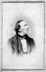 Unbekannter Fotograf - Porträt von Hans Christian Andersen (1805-1875)