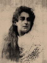 Unbekannter Fotograf - Porträt von Lidia (Lika) Misinowa (1870-1939)