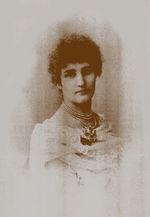 Unbekannter Fotograf - Porträt von Dichterin Mirra Lochwizkaja (1869-1905)