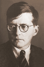Unbekannter Fotograf - Porträt von Komponist Dmitri Schostakowitsch (1906-1975)