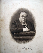 Unbekannter Fotograf - Porträt von Dichter Alexei Nikolajewitsch Apuchtin (1840-1893)