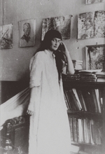 Unbekannter Fotograf - Dichterin Anna Achmatowa (1889-1966)
