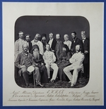 Unbekannter Fotograf - Großfürst Alexei Alexandrowitsch von Russland (1850-1908) besucht das Kloster des Hl. Pantaleon