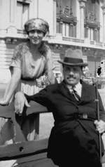 Unbekannter Fotograf - Sergei Djagilew und Olga Chochlowa