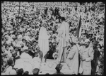 Unbekannter Fotograf - Mohandas Gandhi mit Abdul Ghaffar Khan in Peschawar