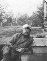 Unbekannter Fotograf - Porträt von Komponist Anatoli Konstantinowitsch Ljadow (1855-1914)
