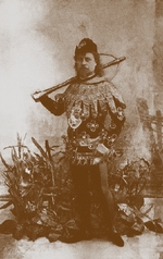 Unbekannter Fotograf - Pawel Gerdt als Prinz Siegfried im Ballett Schwanensee, St. Petersburg, 1895