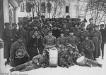 Unbekannter Fotograf - Blasorchester des Zwangsarbeitslager von Solowki