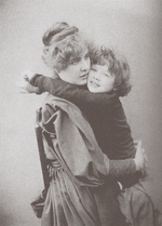 Unbekannter Fotograf - Constance Wilde mit dem Sohn Cyril