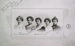 Unbekannter Fotograf - Olga, Elena, Eugenia, Maria und Elisaweta Gnessin (Geschwister Gnessin)