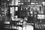 Unbekannter Fotograf - Das Gutshaus Ostafjewo. Das Arbeitszimmer und die Bibliothek von Fürst Andrei Wjasemski