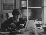 Tschernow, Jakow Michajlowitsch - Porträt von Anna Petrowna Ostroumowa-Lebedewa (1871-1955)