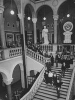 Unbekannter Fotograf - Die Haupttreppe der Moskauer Universität