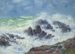 Moret, Henry - Stürmisches Wetter bei Saint Grenoble, Pointe de Penmarch