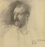 Rodin, Auguste - Porträt von Octave Mirbeau (1848-1917)