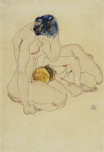 Schiele, Egon - Zwei Freundinnen