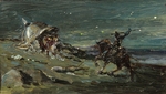 Korowin, Konstantin Alexejewitsch - Bühnenbildentwurf zur Oper Ruslan und Ljudmila von M. Glinka