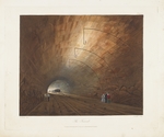 Bury, Thomas Talbot - Der Tunnel. Aus Coloured Views on the Liverpool and Manchester Railway