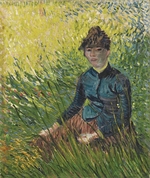 Gogh, Vincent, van - Frau im Weizenfeld (Femme dans un champ de blé)