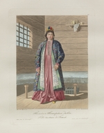 Kornejew (Karnejew), Jemeljan Michajlowitsch - Tatarisches Mädchen. Aus Les peuples de la Russie