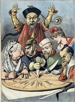 Meyer (Reyem), Henri - In China - Der Kuchen der Könige und Kaiser (Karikatur)