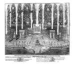 Unbekannter Künstler - Feuerwerk anlässlich der Krönung von Anna Ioannowna am 30. April 1730