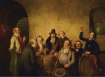 Hasenclever, Johann Peter - Die Weinprobe
