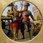 Blaas, Karl von - Kaiser Maximilian I. und Georg von Frunsberg