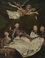 Unbekannter Künstler - Allegorie auf die Teilung Polens